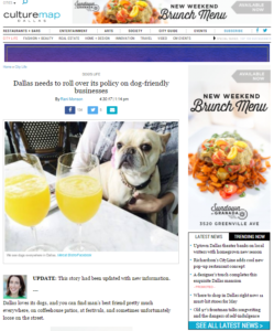 Dallas needs to roll over its policy on dog-friendly businesses